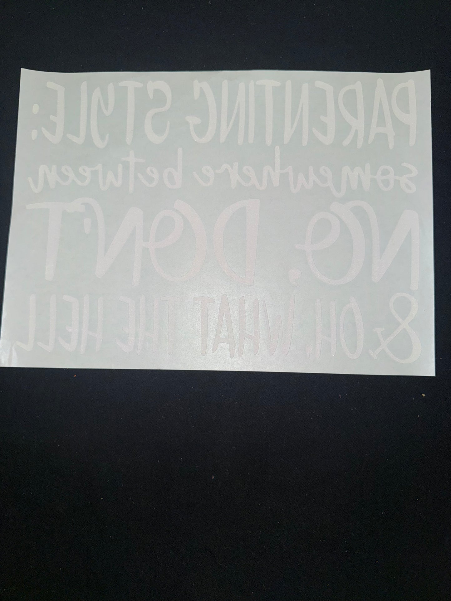 Screen Print Transfer #102 (Destash)