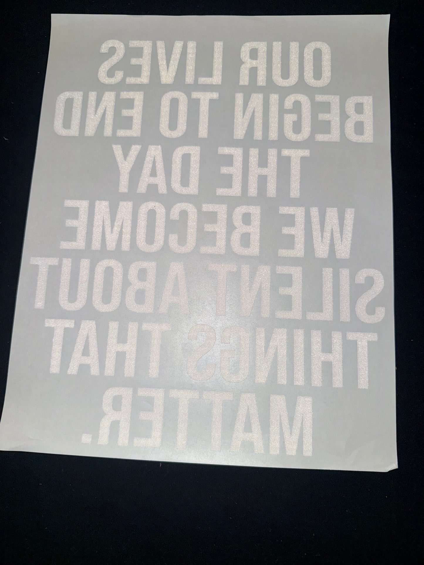 Screen Print Transfer #107 (Destash)