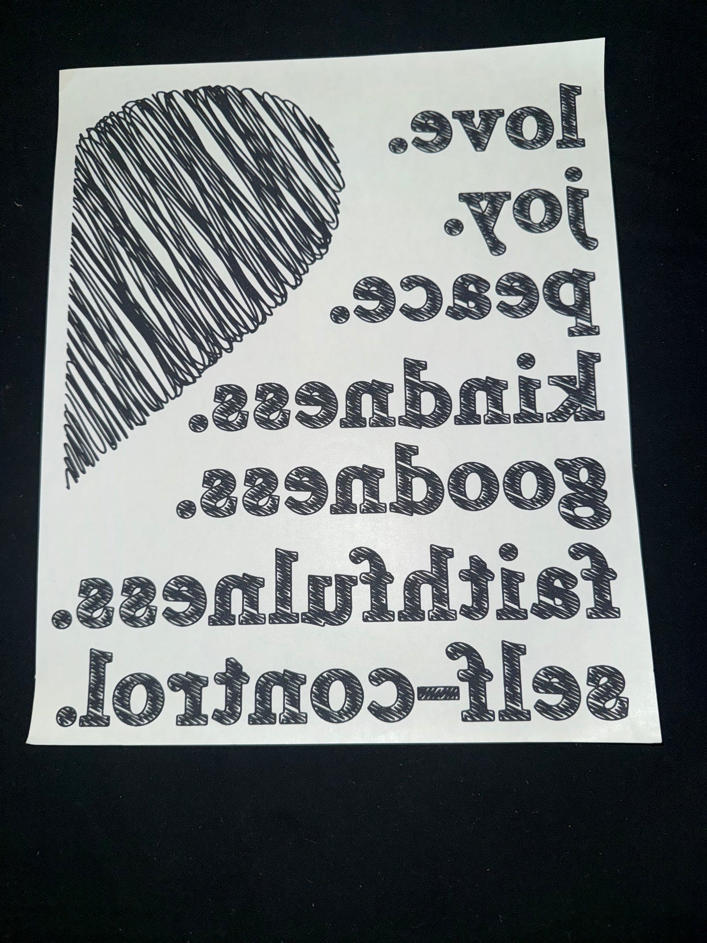 Screen Print Transfer #110 (Destash)