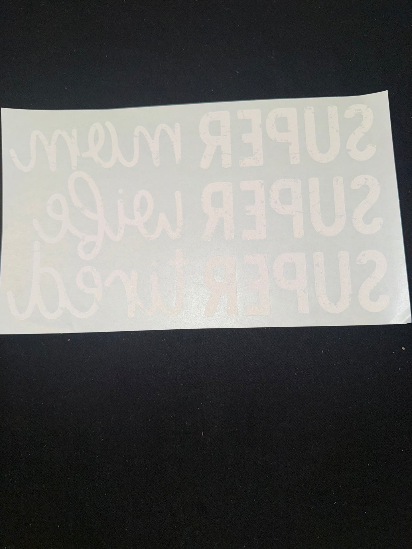 Screen Print Transfer #101 (Destash)