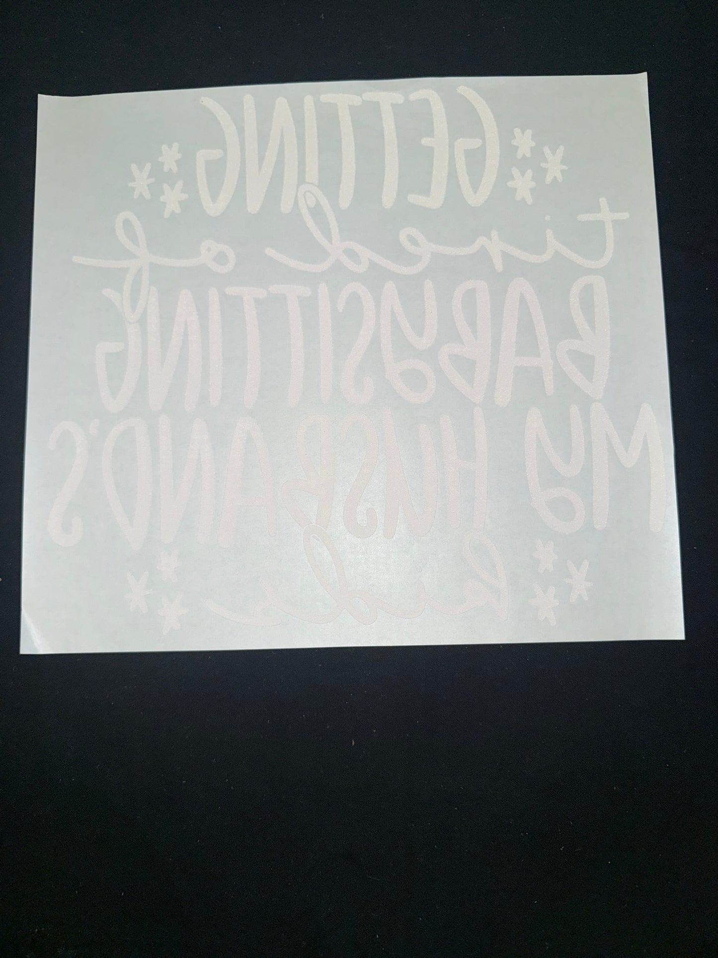 Screen Print Transfer #103 (Destash)
