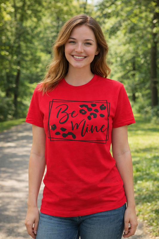 Be Mine Leopard Tee ❤️🐆