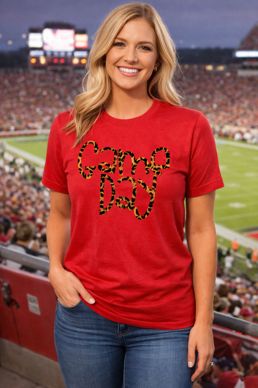 Game Day Leopard ❤️🖤🐆