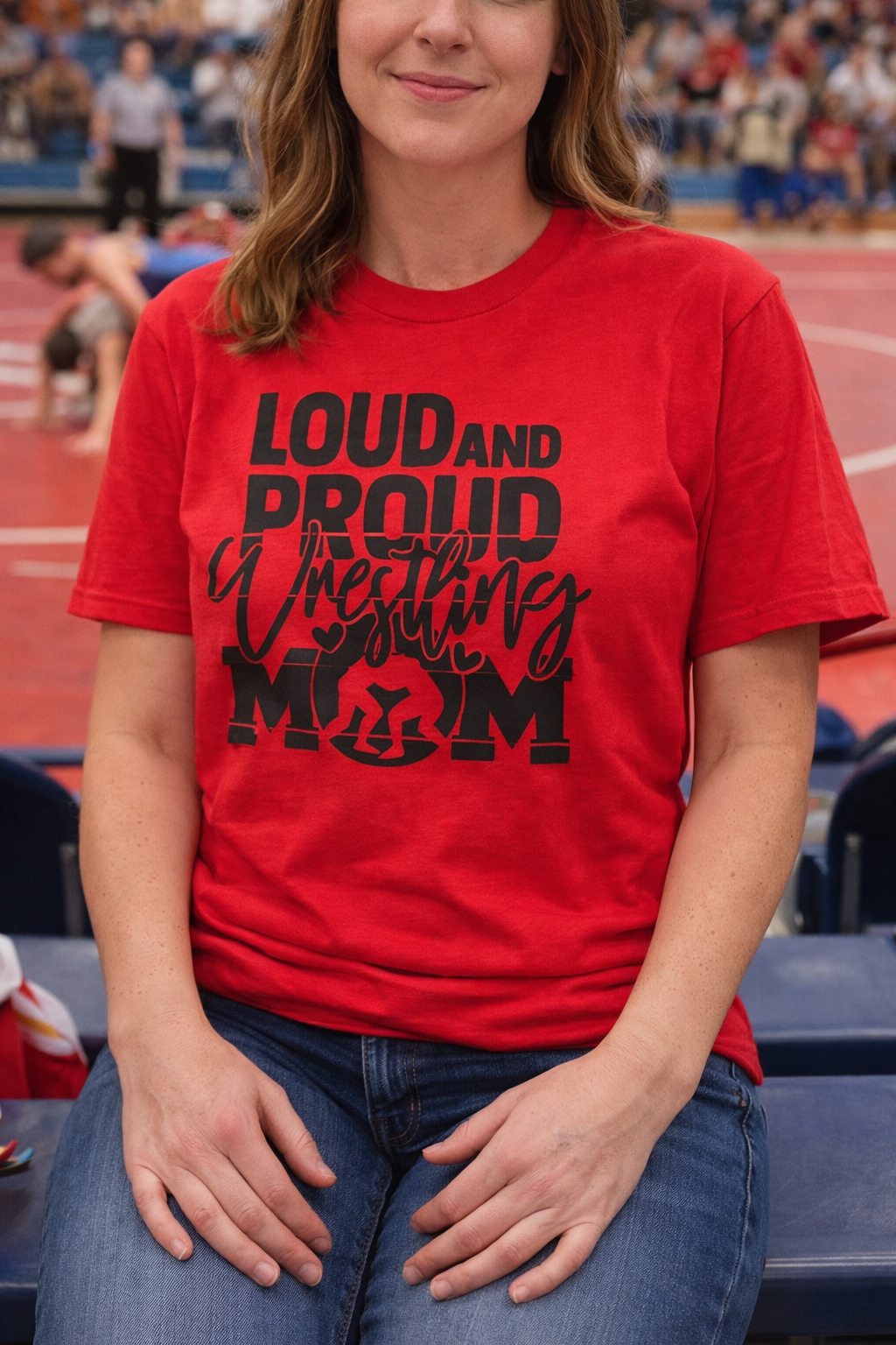 Loud & Proud Wrestling Mom 🤼 ❤️ 🖤